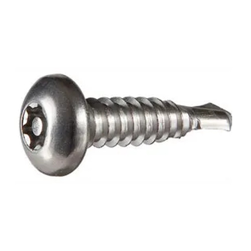 10-16 x 3/4 in. Pan Head Pin-Drive Self-Drilling Security Screws, 100 Pack