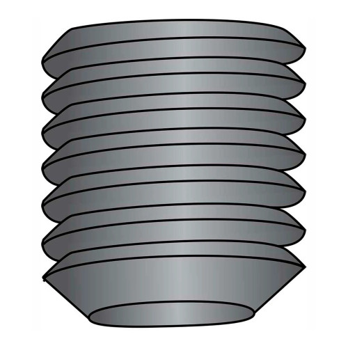 1/4-20 x 3/8 Coarse-Thread Flat-Point Socket Set Screws, 5,000-Pack
