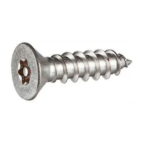#14AB x 1-1/4 in. Security Sheet Metal Screws, Flat Torx Head, Black Oxide Steel, 100-Pack