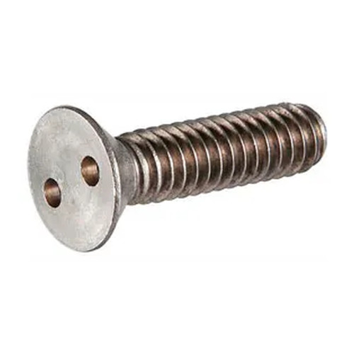 10-32 x 2-1/2 in. Flat Head Spanner Drive Security Machine Screws, 18-8 Stainless Steel, 100-Pack