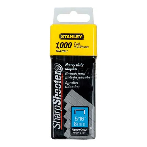 Heavy-Duty Narrow Crown Staples, 5/16 in., 1,000 Pack