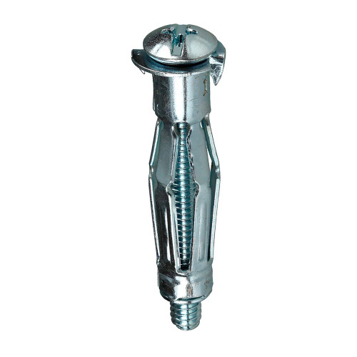 Short Carbon Steel Wall Grip Anchors, 1/4 in., 50-Pack