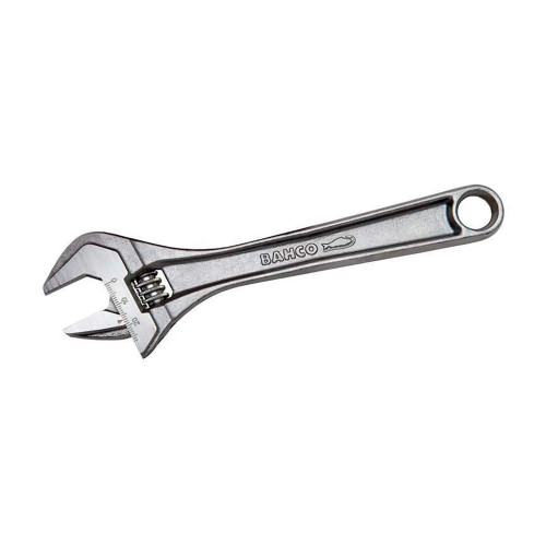 8-Inch Adjustable Wrench, Silver Finish