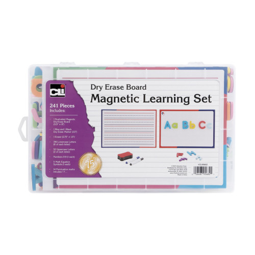 Number 11 Lettering 241-Piece Magnetic Letters, Numbers and Dry-Erase Board Set