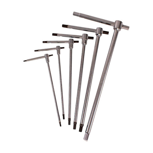Metric Sliding T-Handle Hex Key Set, 6 Pieces
