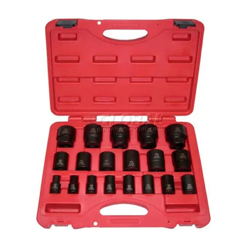 Short 1/2-Inch Drive 1-3/16-Inch 6-Point Impact Socket - 1.688 W x 1.688 H x 1.75 D
