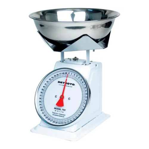 50 lb Top-Loading Dial Scale with Removable Bowl