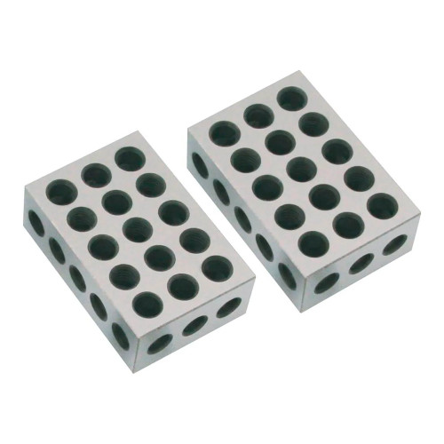 Precision Machinist Blocks, 2 in. W x 1 in. D x 3 in. H, Pack of 2