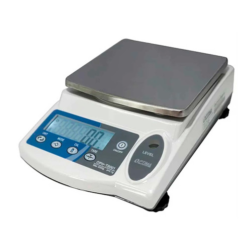 Precision Balance, 3000 g Capacity, 0.1 g Readability