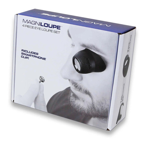 Eye Loupe Set with Smartphone Clip, 4.5x to 13x