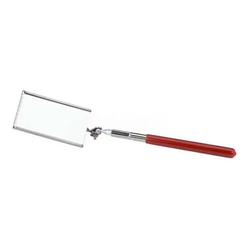 Telescopic Rectangular Inspection Mirror with Pocket Clip