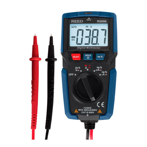 Compact Digital Multimeter with Non-Contact Voltage Detector