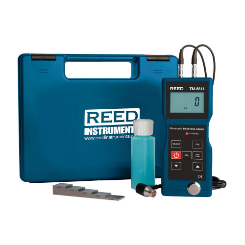Ultrasonic Thickness Gauge Kit with 5-Step Calibration Block