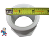 Bushing, Reducer, 2" Spigot to 1-1/2" Slip , PVC, Convert 1 1/2" Plumbing to 2"