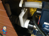 This is an example of a slice valve used on the plumbing of a hot tub..
