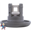 Jet Internal, Waterway, Adjustable, Mini Jet, 2-5/8" face diameter, Directional, 5 Scallop, Gray