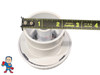 Suction Assembly, WW, 3-1/2" Hi-Flow, 2-3/8"hole size,1-1/2"s,White ,w/o Vac Brk