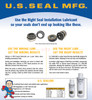 Lube, U.S. Seal, 1cc Pillow Pack For Seal Installation