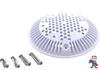 Main Drain Grate, Hayward Anti Vortex, 7-3/4"diameter Round, White