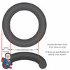 O-Ring, Buna-N, 5-5/8" ID, 1/4" Cross Section