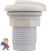 Air Control, CMP, 1-3/4" hole size, 2-5/8" face diameter, Crescent, White, 1"