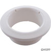 Wall Fitting, Waterway, CAD, 3-1/4" face diameter, 2-1/2" hole size, White