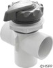 Diverter Valve, WaterWay, 2" x 2" x 2", 3 Port, Top Mount, Scalloped, Gray Complete