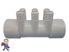 Manifold Hot Tub Spa Part 2"slip x 2"slip x (6) 3/4" Ports Water Video How To
This Manifold does come with a Plug to Plug off one barb to make this 5 barbs instead of 6...if needed...