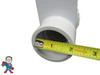 You would glue 1 1/2" Pipe into this side that would measure about 1 7/8" OD.. 