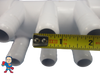 The Outside Diameter of the 3/4" barb where the tubing connects is ¾”..
