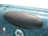 This is an example of one of these pillows in a tub.. The hydrospa logo is no longer on the pillows..