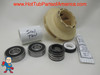 Impeller, Seal (2) Bearing Kit LX Guangdong 48 frame 1.5HP 2 3/8" Eye Vane Width 5/16" 4" OD How To Video