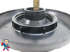 Dynasty Black 1" Waterfall or Neck Jet Diverter Valve and Orings Cap Spa Hot Tub Measures  3 11/16" 