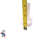 Diffuser, Pentair,  Cyclone Micro, White, Fits Jets with Faces 3" to 3 1/4" Wide 