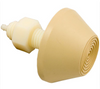 Beige, PT1, Air Button, Tecmark, Raised Cone, 7/8" hole size, 2-3/4" face diameter, Tan