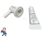 Air Injector Jet Body 3/8" Barb Accepts 3/4" Thread in Injector Part with 1 1/4" Face