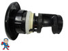 Jet Internal, Waterway, Dual Flo, Diverter Jet, 4-3/4" face diameter, Swim Jet, Smooth, Black