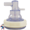 Jet Body, Waterway, Power Storm, Fits 5" Face Diameter Thread In Style Jets, 3/4" Barb Water, 3/8" Barb Air, 3 3/4" Hole Size