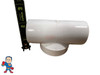 Jacuzzi Style Tee, 1" Slip x 2" Slip x 1" Slip, Short Socket