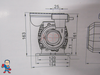 Check these measurements and the ones below as well to see if this is a viable replacement for your E-14 Laing. This pump is larger and longer.. Measure before Ordering.. 