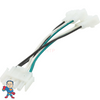 Splitter Cable, Pp-1 Amp Male To 2 Female, 6''