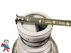 7 3/8" Face Diameter Crossfire Jet Gray Smooth Threaded