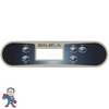 Balboa TP540 Single Jet Overlay Sticker, 5 Button