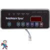 Sundance Spas Sentry 750 Series Topside Control Panel, 7 Button, 1997-1999