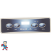 Balboa VL401 LCD Overlay Sticker, 4 Button, Jets, lights, Cool, Warm