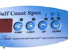 Gulf Coast Spa Oval Overlay, Topside Control (Pump,Light, High. Low)