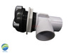 Valve, Waterfall Gray/Silver- 1" - New version!