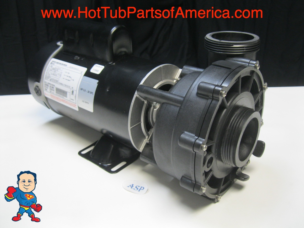 BLACKPLOJECT HYDRO FLOW X Mサイズ中古 Complete Pump, Aqua-Flo, XP2, 3.0HP, 230v, 48 frame,2