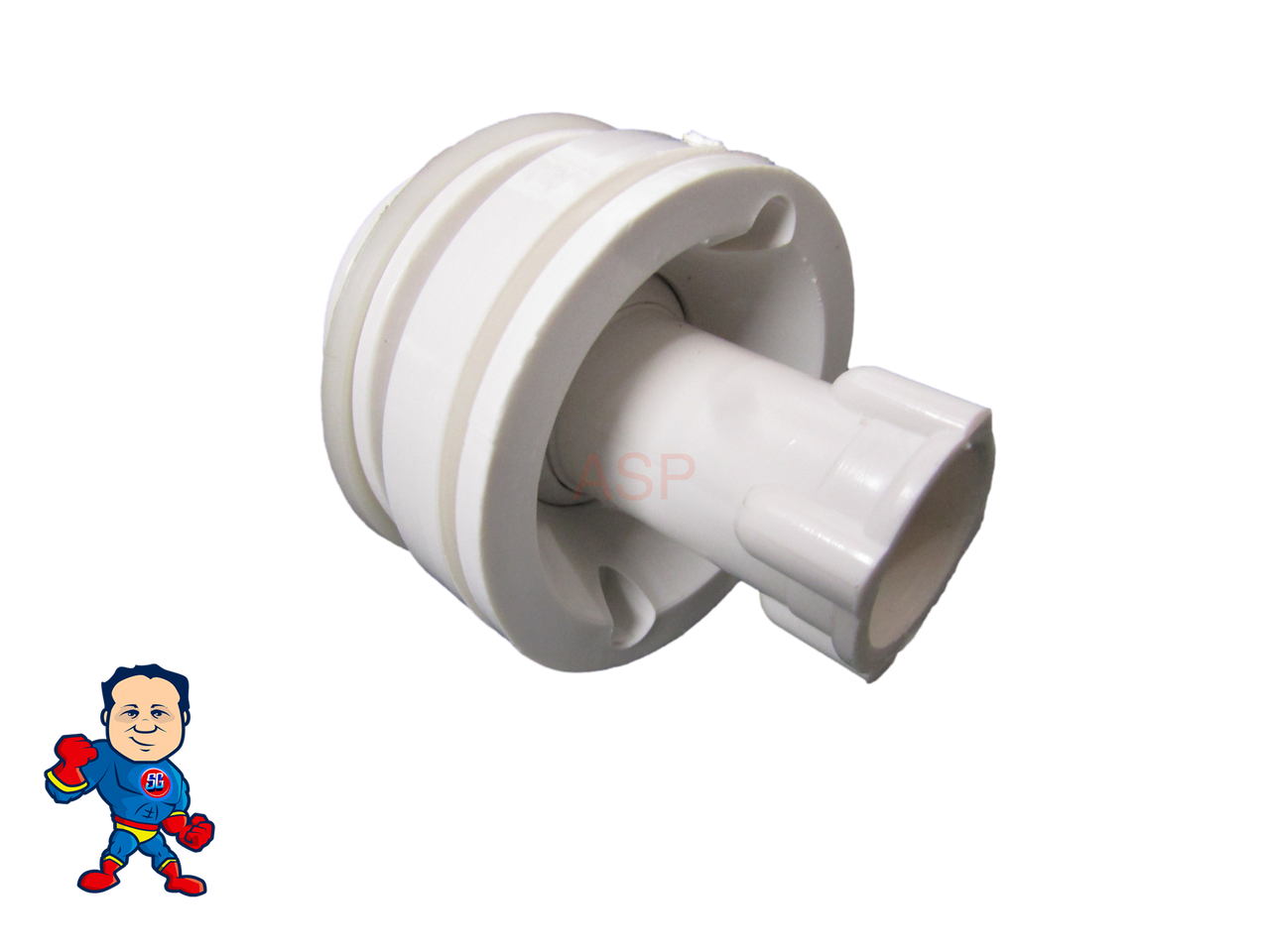Eyeball, Vico, Old Style, Garden Tub Jet, 80% Cutoff, #38, White