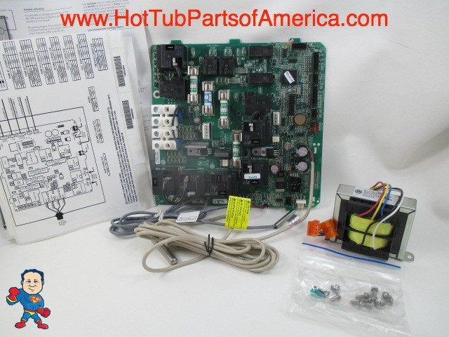 Gecko Board Retrofit Kit, MSPA-1 thru MSPA-4, w/Transformer, Sensors
